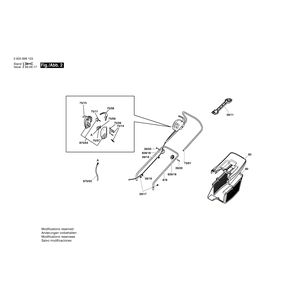 для газонокосилки Bosch ARM 32-12 ACCU 230 V 0600898103, деталировка 2