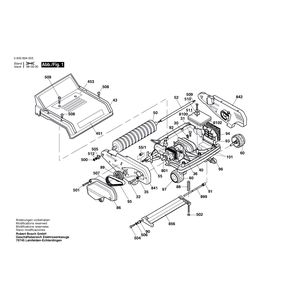 для газонокосилки Bosch ASM 30 230 V 0600894003, деталировка 1