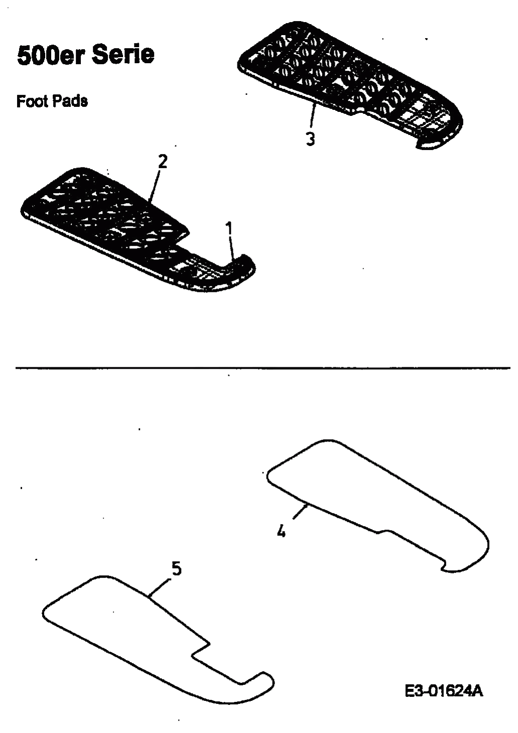 MTD Артикул 13BA518E678 (год выпуска 2003). Площадка для ног rubber