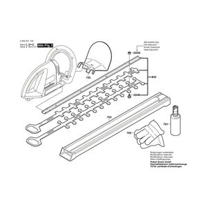 для кустореза Bosch AHS 48 230 V 0600841103, деталировка 2