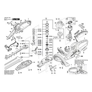 для кустореза Bosch AHS 70-34 230 V 3600H47K06, деталировка 1