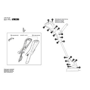 для триммера для травы Bosch ART 26-18 LI 18 V 3600HA5E00, деталировка 2