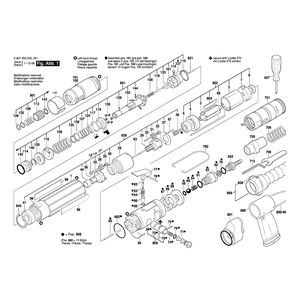 для шуруповерта Bosch 180 WATT-SERIE 180 WATT 0607453240, деталировка 1