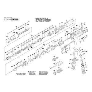 для шуруповерта Bosch 180 WATT-SERIE 180 WATT 0607453432, деталировка 1