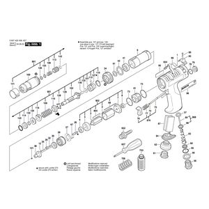 для шуруповерта Bosch 180 WATT-SERIE 180 WATT 0607453436, деталировка 1