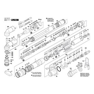 для шуруповерта Bosch 550 WATT-SERIE 550 WATT 0607452607, деталировка 1