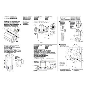 для угловой шлифмашины Bosch HWS 85/180 0602329534, деталировка 2