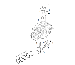 3 | C - Корпус вентилятора  MB 248.4 | EVC 200.0 (EVC200-0001) | Двигатель бензиновый