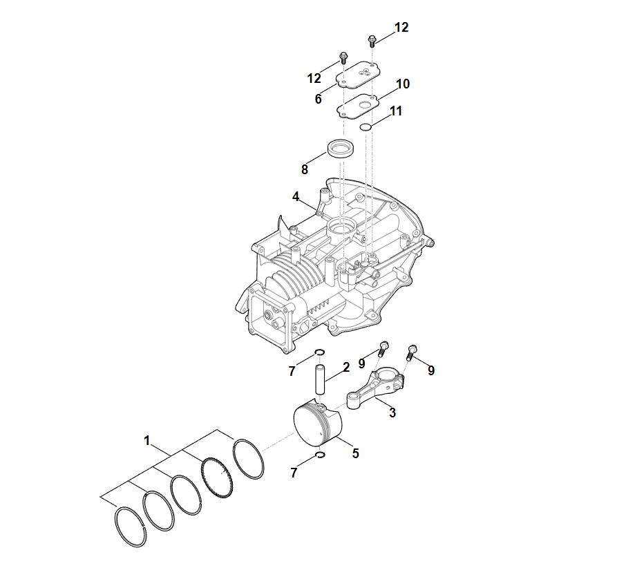 3 | C - Корпус вентилятора  MB 248.4 | EVC 200.1 (EVC200-0002) | Двигатель бензиновый