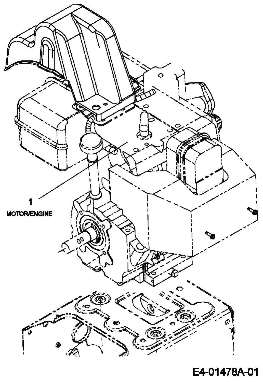 MTD Артикул 31AV6FHF678 (год выпуска 2007). Двигатель