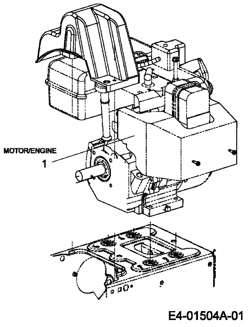 MTD Артикул 31AV6RHG678 (год выпуска 2007). Двигатель