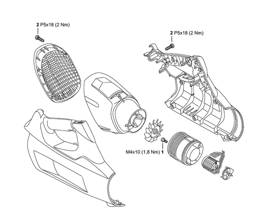 5 | Момент затяжки | BGA 100 | Аккумуляторная воздуходувка STIHL