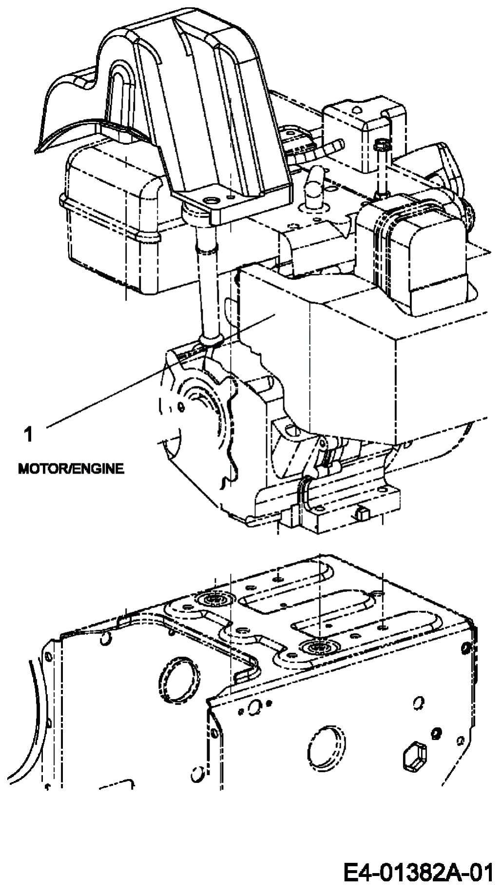MTD Артикул 31BV7F0F678 (год выпуска 2007). Двигатель