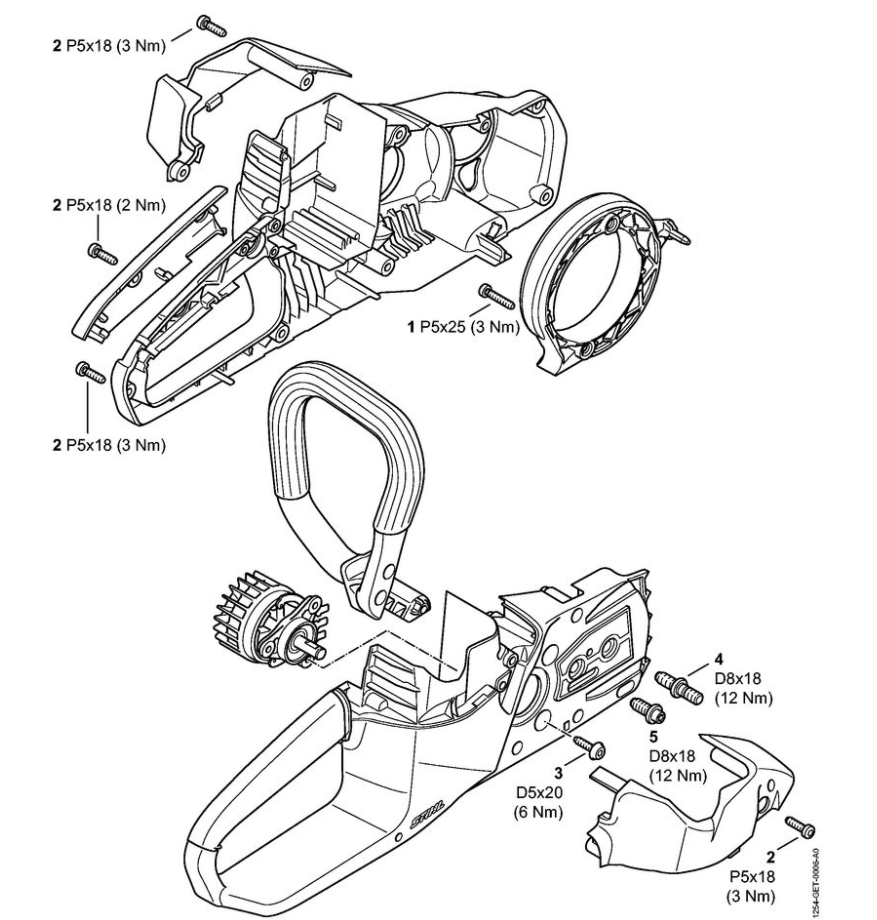 5 | Момент затяжки | MSA 120 C-B |Аккумуляторная пила STIHL