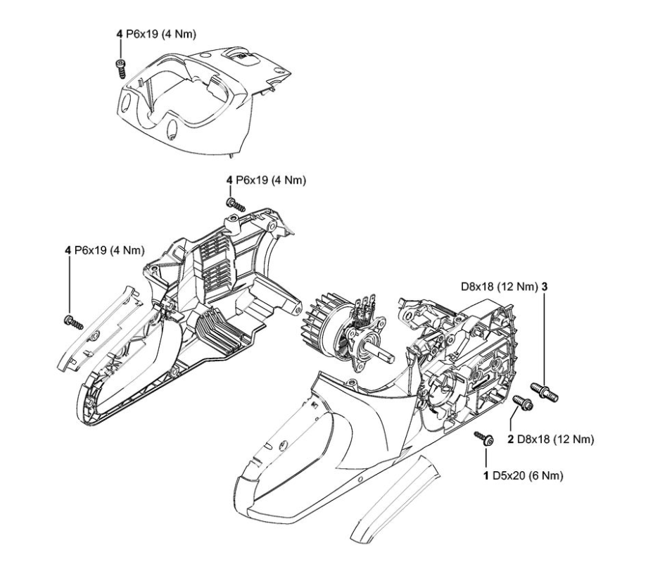 6 | Момент затяжки | MSA 160 C-B |Аккумуляторная пила STIHL