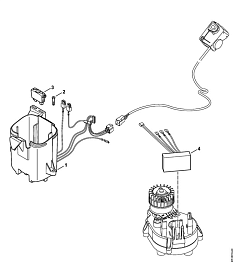 3 | Державка для батареи, ηλεκτρονική μονάδα | RMA 410 C | Аккумуляторная газонокосилка STIHL