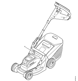 8 | Заводской номер агрегата | RMA 410 C | Аккумуляторная газонокосилка STIHL