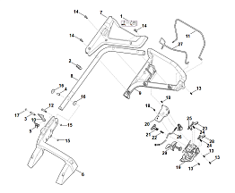 1 | A - Руль | RMA 443.2 VC | Аккумуляторная газонокосилка STIHL