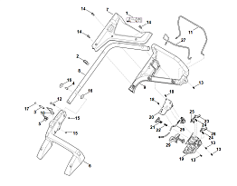 1 | A - Руль | RMA 448.2 VC | Аккумуляторная газонокосилка STIHL