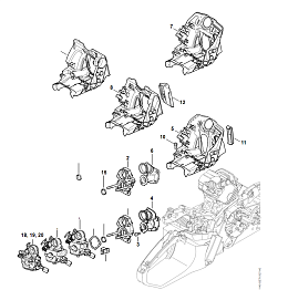 11 | Кронштейн карбюратора | MS 362 C-M VW | M-Tronic | Бензопила STIHL