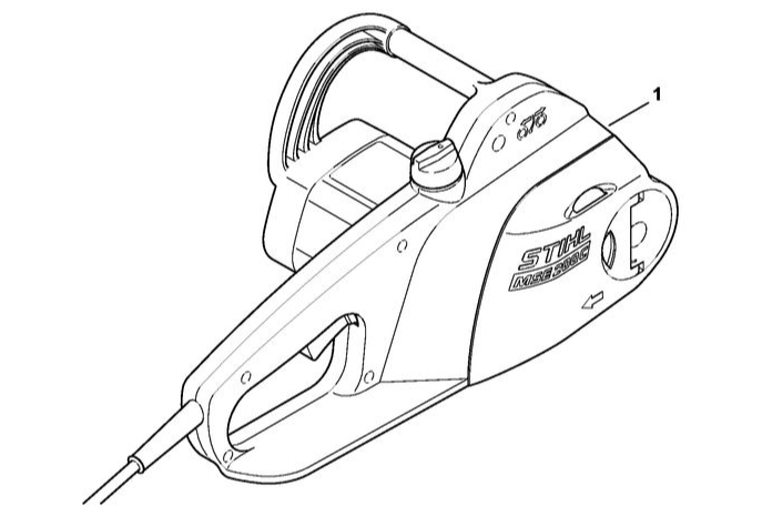 6 | Заводской номер агрегата | MSE 140 C-Q | Электропила STIHL