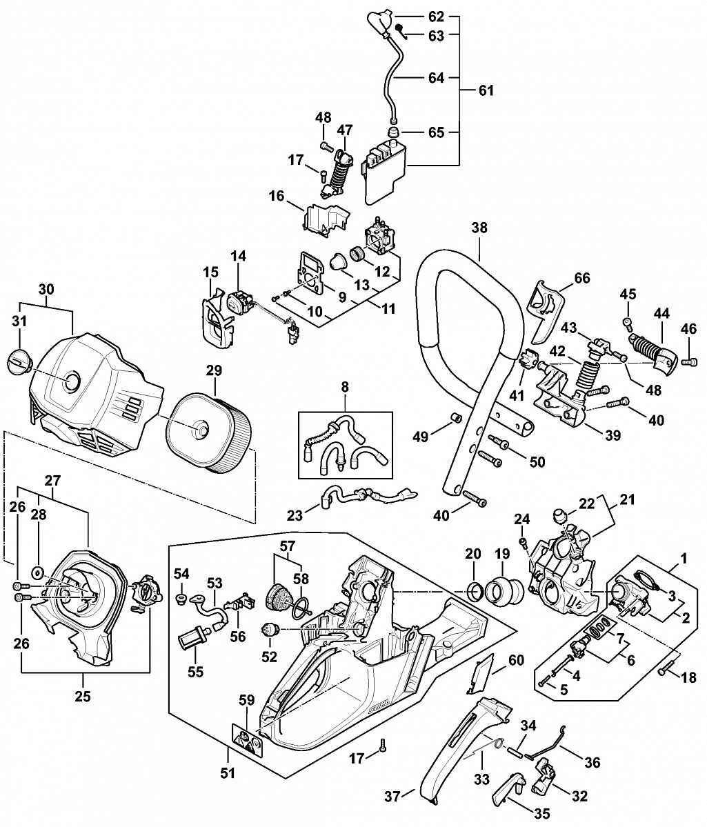 КАРБЮРАТОР C1Q-S71 (2004) Stihl