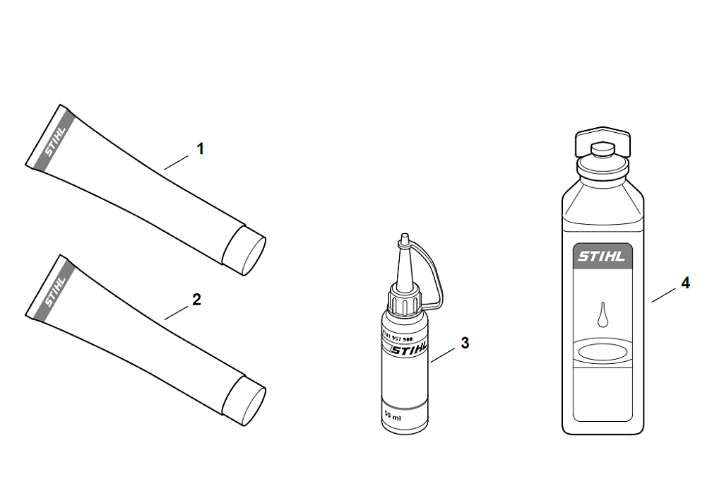18 | Различные смазочные материалы и консистентные смазки | FS 561 C-EM | M-Tronic | Мотокоса STIHL