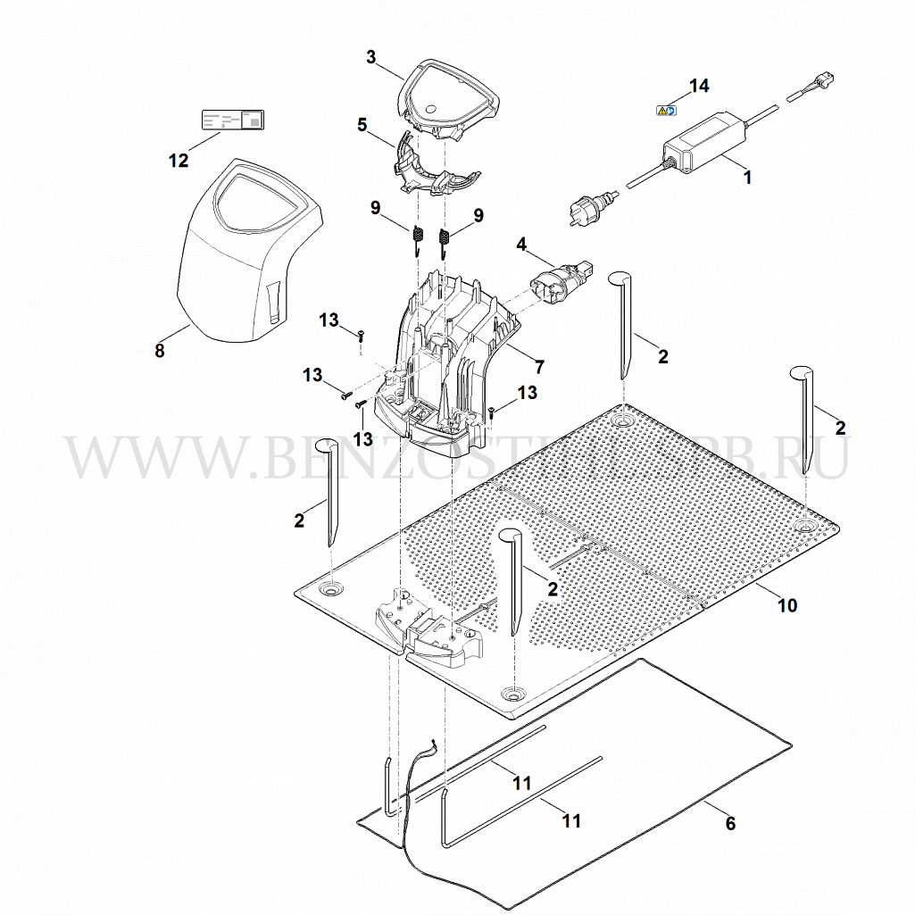 6 Робот-газонокосилка (Штиль) | RMI | RMI 422.0 P |