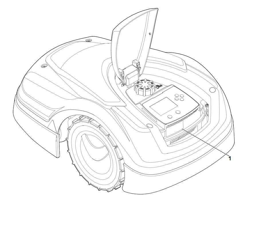 9 | I - Заводской номер агрегата |Робот-газонокосилка RMI 422.1