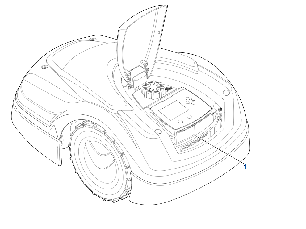 9 | I - Заводской номер агрегата |Робот-газонокосилка RMI 422.1 P