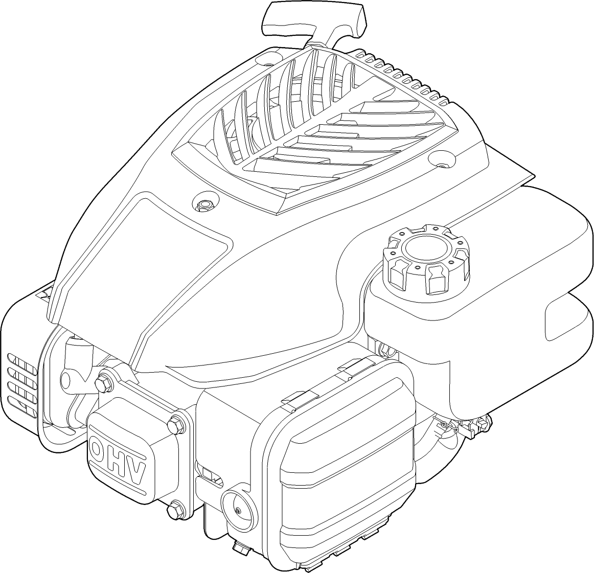RM 2.1 R | EVC 200.2 (EVC200-0003)| Двигатель бензиновый