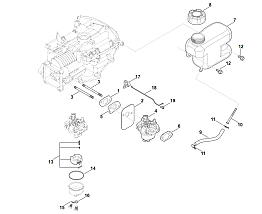  G - Топливная система RM 248.0 | EVC 200.1 (EVC200-0002) | Двигатель бензиновый