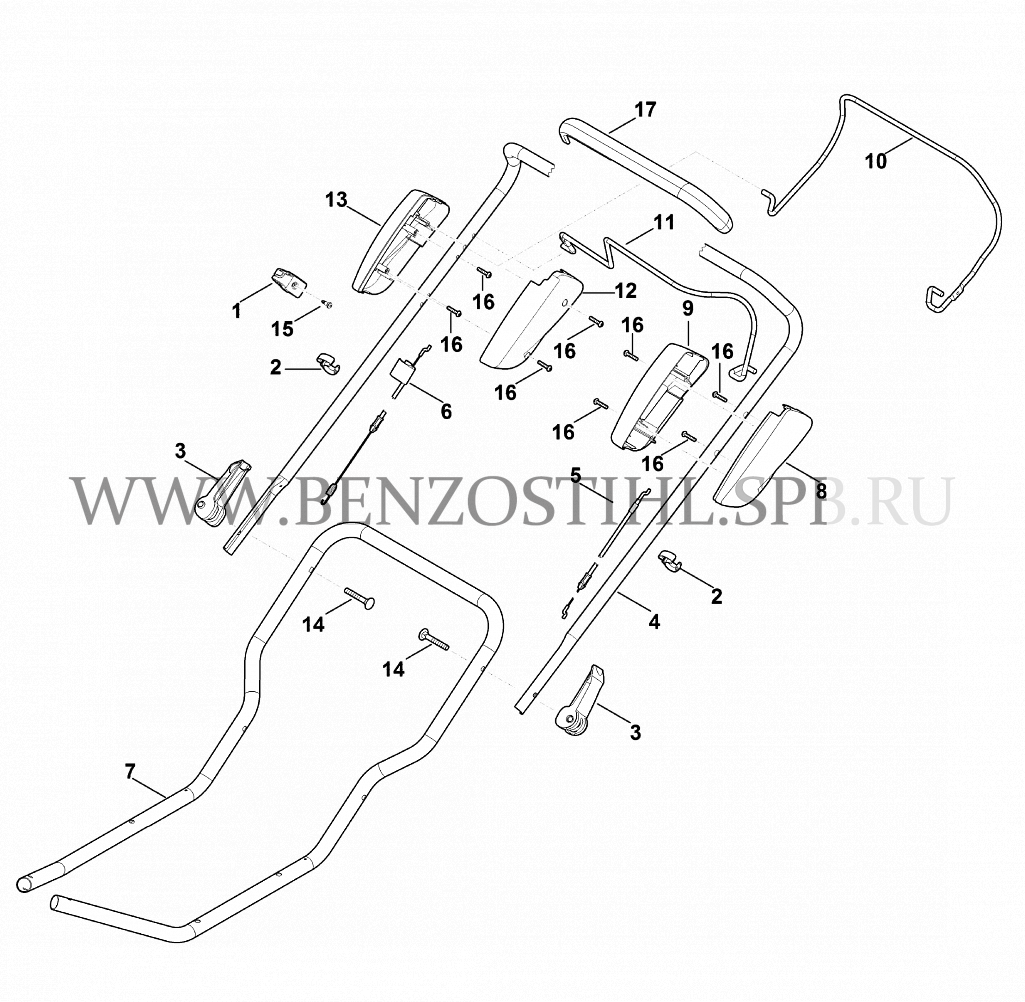 Газонокосилка (Stihl) | RM 3.0 RT | Руль