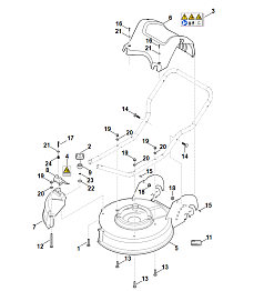 2 | B - Корпус | RM 3.1 RT | Газонокосилка бензиновая STIHL