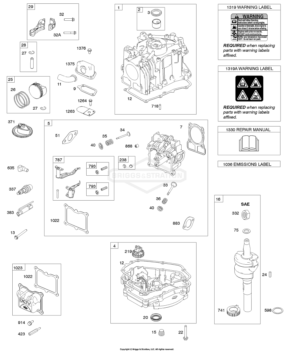 4 | 100602-0036-H8 | Двигатель | RM 655.0 VS | D - приводная шестерня распределительного вала, кожух/поддон картера, коленчатый вал, цилиндр, головка цилиндра, поршень/поршневые кольца/шатун  | STIHL | Бриггс Страттон