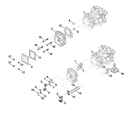 9 | I - Кулачковый вал, клапаны RT 4082.0 | EVC 4000.1 (EVC4000-0002) | Двигатель бензиновый