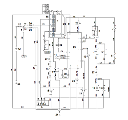 17 | Q - Электрическая схема | Минитрактор-косилка RT 5112.0 Z