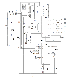 17 | Q - Электрическая схема | Минитрактор-косилка RT 6127.1 ZL