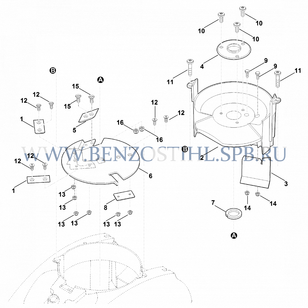 Электрические измельчители (Stihl) | GHE 420.0 | Комплект ножей (расщепление)