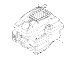 1 | A - Двигатель в сборе MH 445.1 R | EVC 200.3 C (EVC200-0005) | Двигатель бензиновый