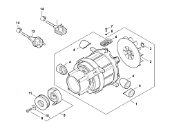 1 | Электродвигатель, Соединительный провод | RE 140 PLUS | Мойка высокого давления STIHL