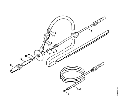 12 | Комплект для чистки труб, Мокроструйное устройство | RE 282 PLUS | Мойка высокого давления STIHL