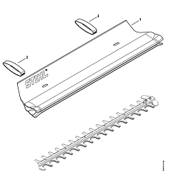 4 | Улавливающий поддон | HSE 41 | Электрические ножницы STIHL