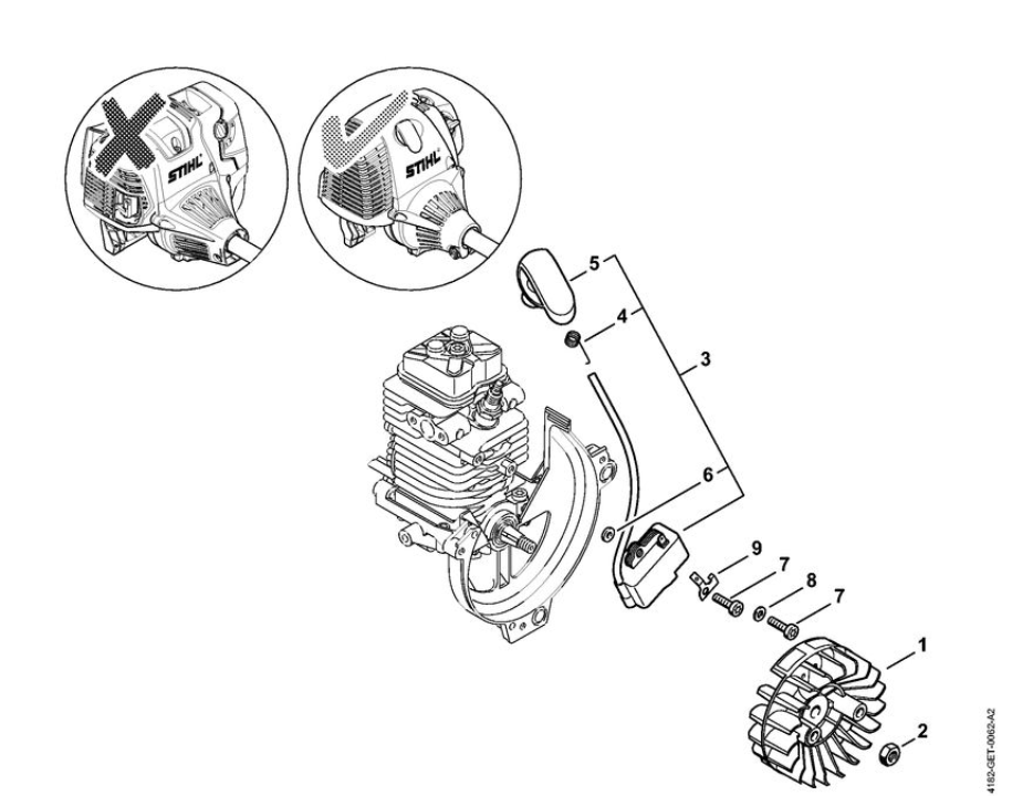 5 | Система зажигания | KM 100 R | Комбидвигатель STIHL