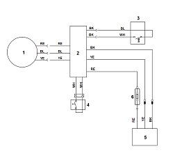 5 | E - Электрическая схема | MVP 600.1 | Аккумуляторный двигатель STIHL