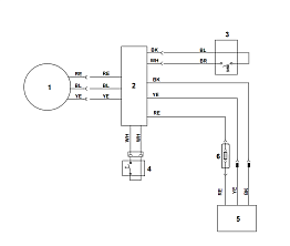5 | E - Электрическая схема | MVP 850.1 | Аккумуляторный двигатель STIHL