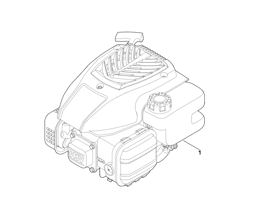 1 | A - Двигатель в сборе | EVC 200.0 (EVC200-0001) | Двигатель бензиновый STIHL