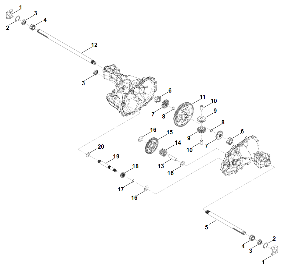 2 | B - Привод движения | T2-BDBF-2X3C-1NX1 | Редуктор STIHL