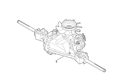 1 | A - Коробка передач в сборе | T3-AHBF-2X3C-1TX4 | Редуктор STIHL Hydro-Gear T3 | Тракторы и Райдеры