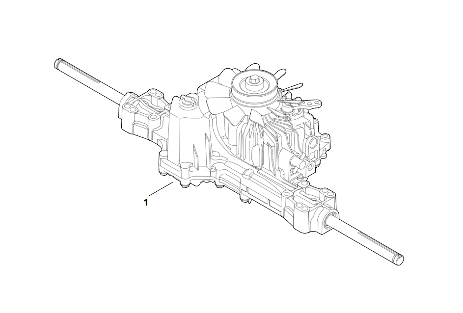 1 | A - Коробка передач в сборе | K46 BM | Редуктор STIHL Tuff Torq K46 | Тракторы и Райдеры